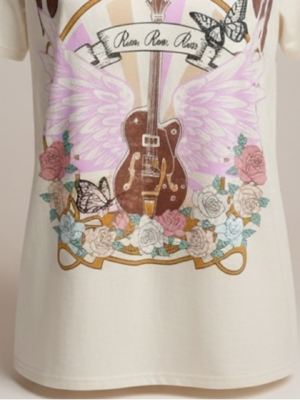 Dolly Parton Graphic Tee Run Rose Run Goodie Two Sleeves NWT - Picture 5 of 5
